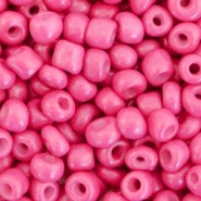 Glasperlen rocailles 6/0 (4mm) Deep pink